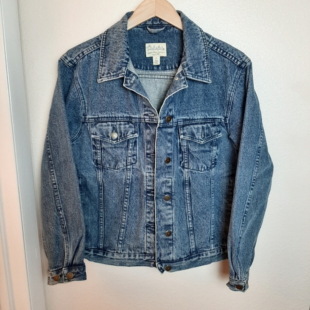 Cabela's Womens Jean Jacket Size Medium